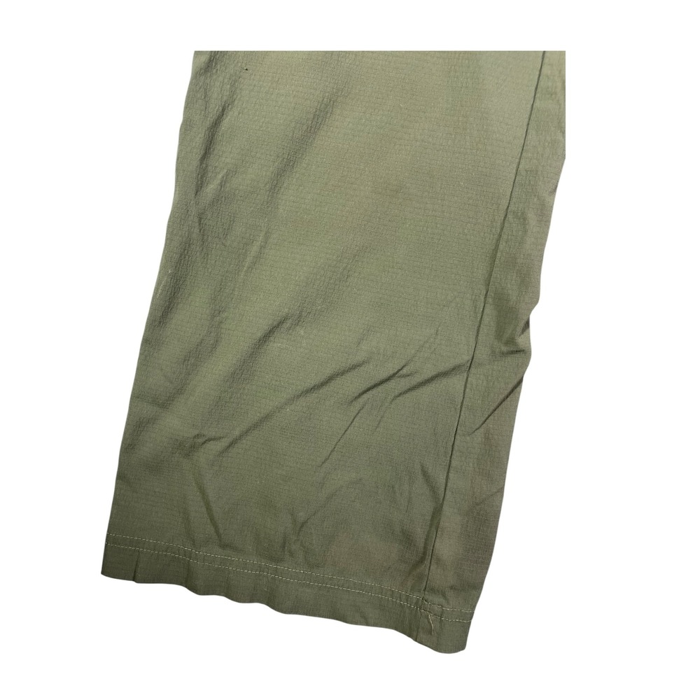 Prana Womens Convertible Cargo Hiking Pants Olive Green Zip Off Ripstop Size 4 - Picture 2 of 10